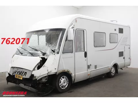 Fiat Ducato Hymer B 524 SL 3.0 MJ Aut. Solar Schotel Hefbed Dwarsbed Oven