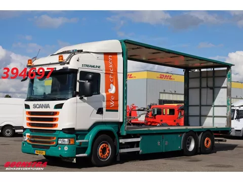 Scania R R410 6X2 Streamline Clima Liftas Poultry Gefl&uuml;geltransport