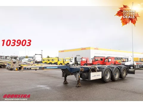 D-Tec Flexitrailer 20-45 ft 3-Asser 2X Lift Ausziebar