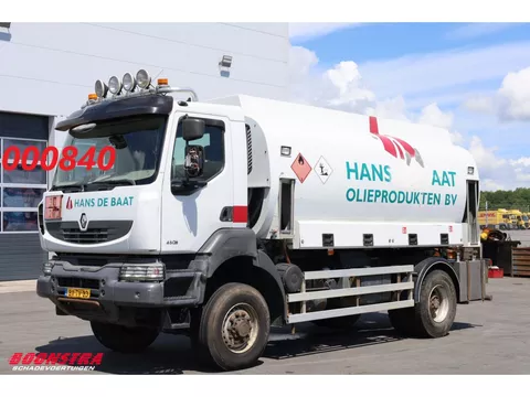 Renault Kerax 380.19 4X4 Manual 2x6400L Kraftstoff Blatt/Blatt Euro 5