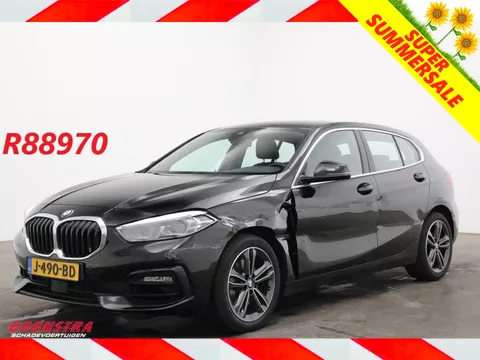 BMW 1 Serie 118i Aut. SportLine LED LivePro Leder Navi Clima Cruise SHZ PDC