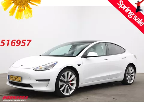 Tesla Model 3 Performance AWD 75 kWh Full Self Driving Leder ACC Pano