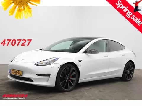 Tesla Model 3 Performance AWD 75kWh Leder Pano Full Self-Driving