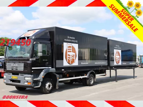 MAN TGM 12.240 4X2 LL Full Air Manual BDF 2X Laadbak Euro 4