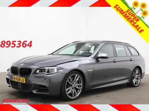 BMW 5 Serie Touring M550xd Pano LED ACC Memory H/K HUD AHK SHZ LRHZ