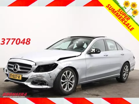 Mercedes-Benz C-Klasse 180 9G-Tronic Pano LED Navi Clima Cruise SHZ 77.273 km!